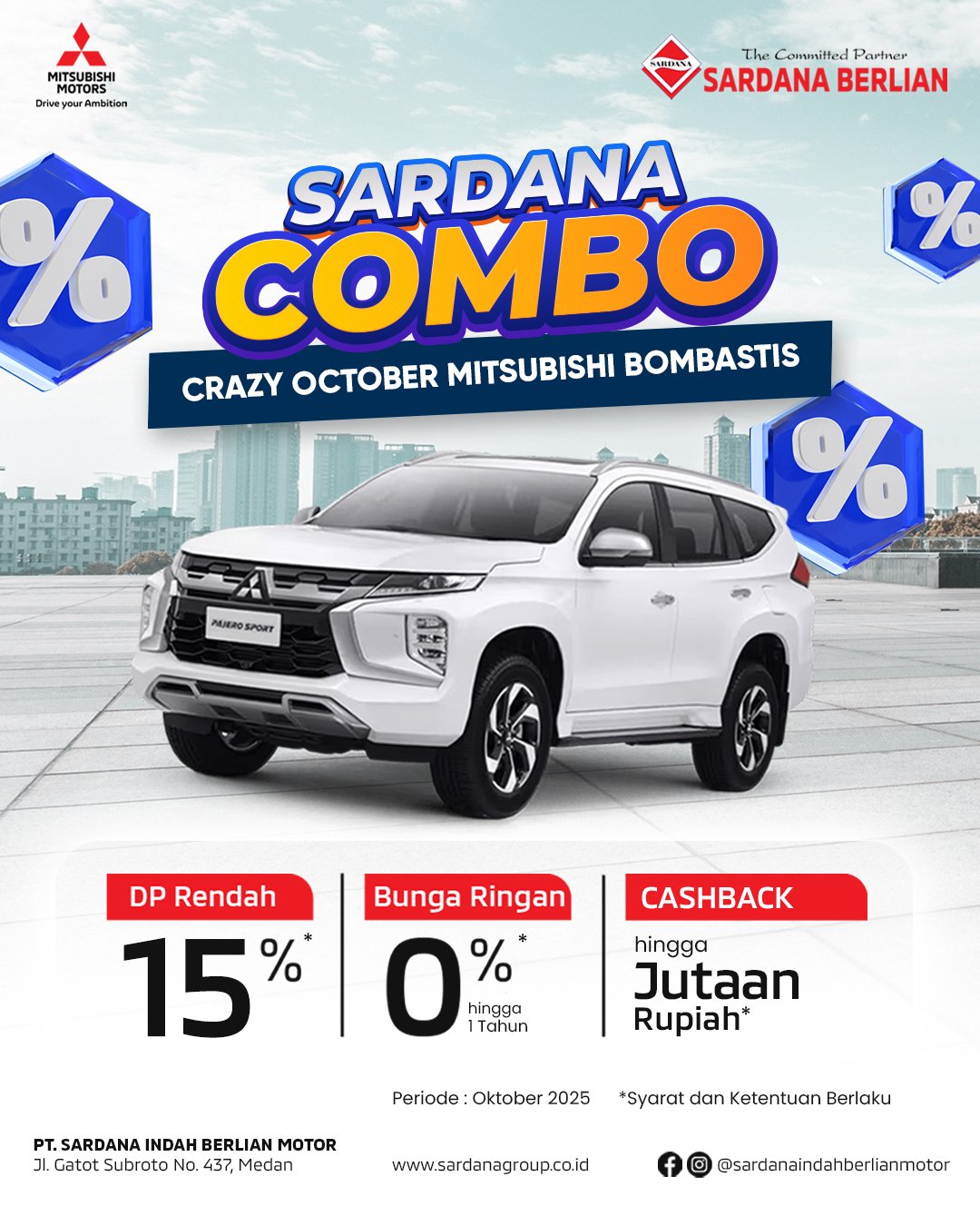 Sardana Combo New Pajero Sport Medan